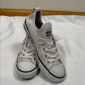 Converse WomenClassic White Sneaker easyon easyoff slide-on EUC clean inside/out